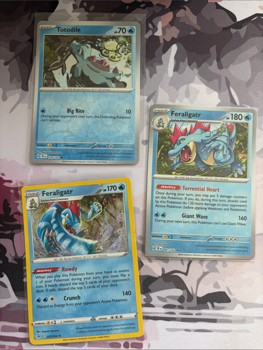 Totodile & Feraligatr Pokémon Evolution Card Lot | Reverse Holo ✨5/$25✨